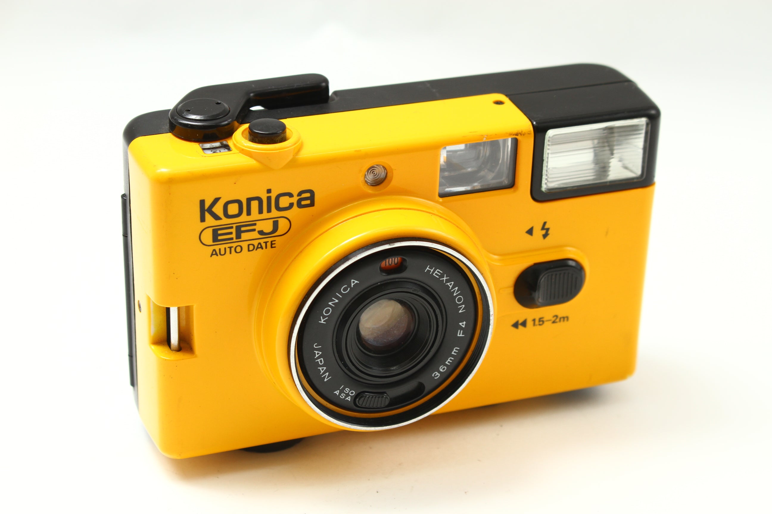 Konica (コニカ) EFJ AUTO DATE HEXANON 36/4 イエロー フィルムカメラ