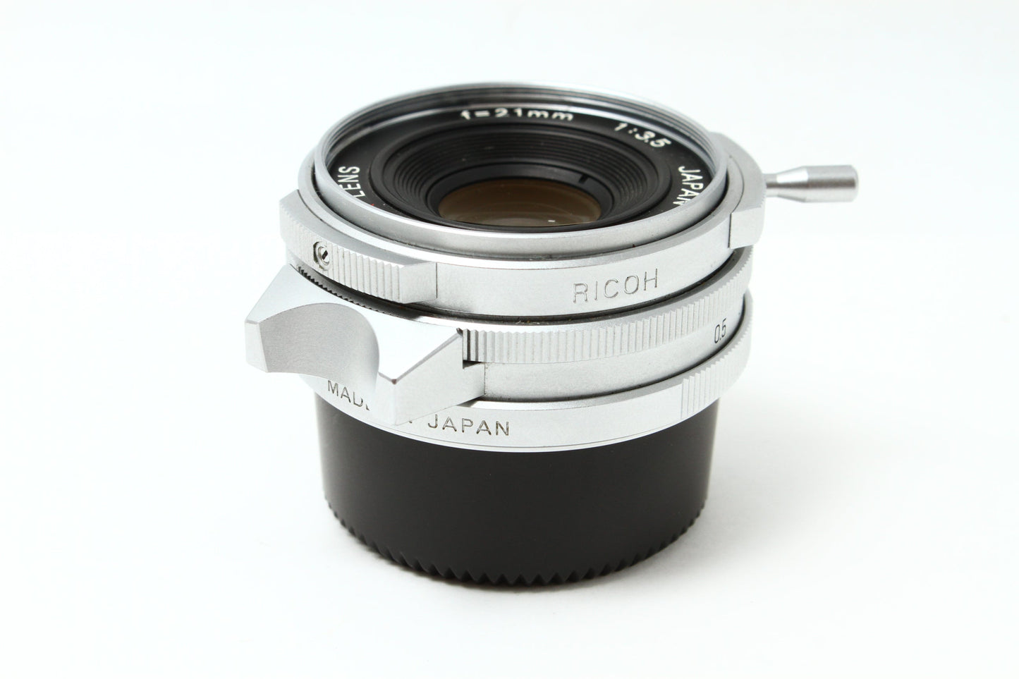 GR LENS 21/3.5 シルバー (LEICA L39) + GV-1
