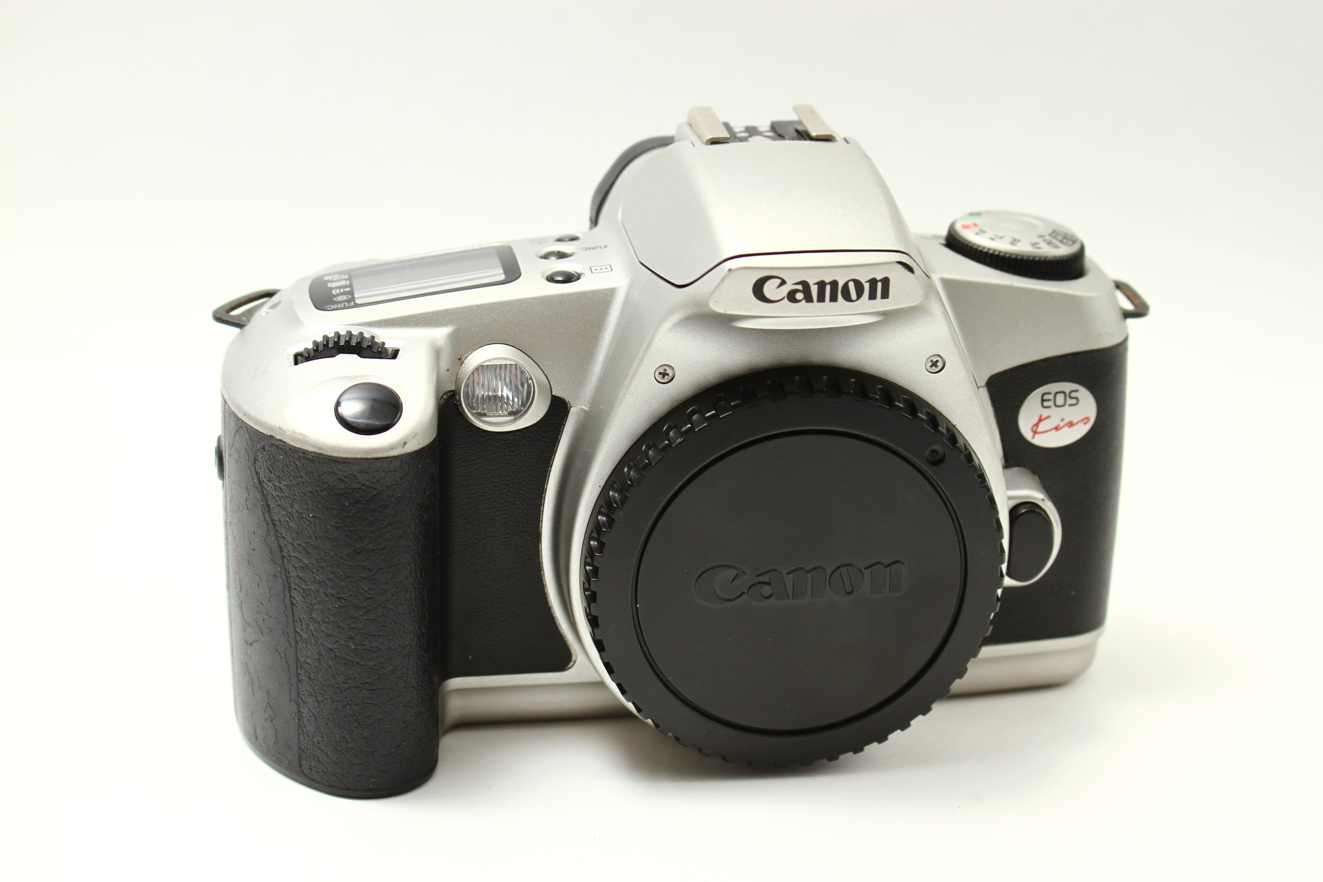 Canon (キヤノン) EOS Kiss シルバー フィルムカメラ 一眼レフ – にっ