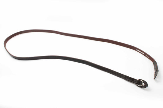Italian leather strap black