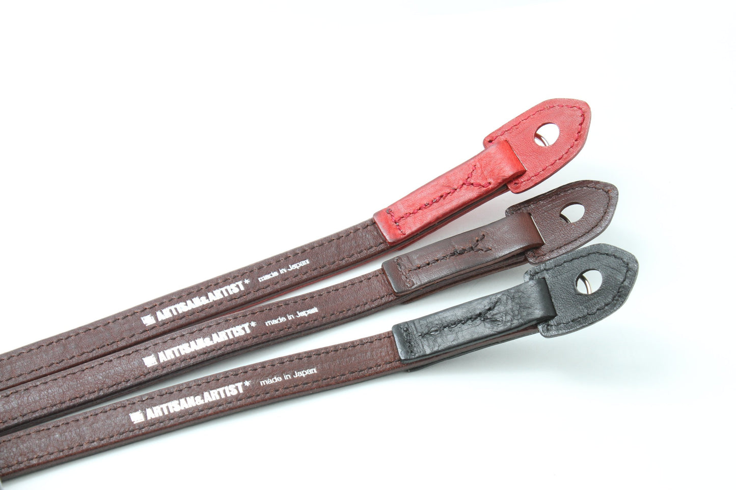 Italian leather strap black