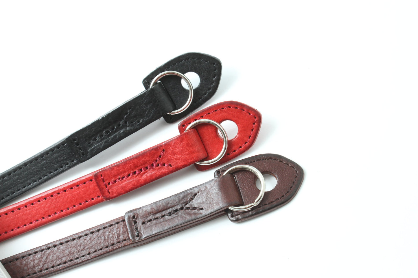Italian leather strap black