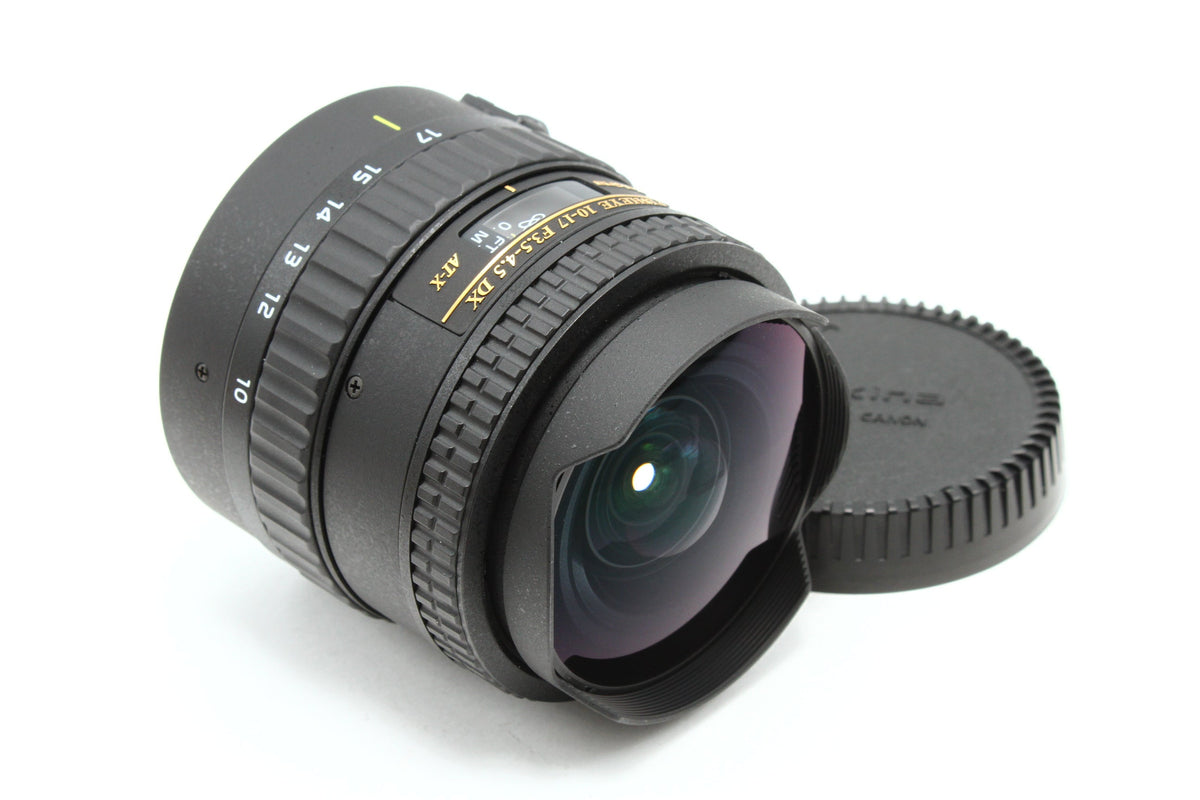 Tokina 10-17/3.5-4.5 IF AT-X 107 DX Fisheye (Canon EF) レンズ AF