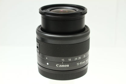 EF-M 15-45/3.5-6.3 IS STM ブラック