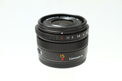 LEICA DG SUMMILUX 15/1.7 ASPH. H-X015-K ブラック