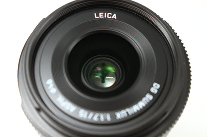 LEICA DG SUMMILUX 15/1.7 ASPH. H-X015-K ブラック