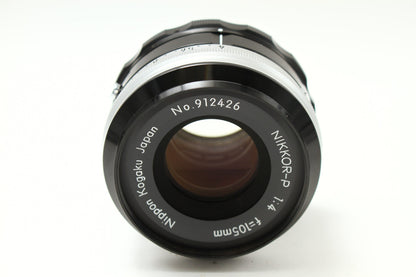 NIKKOR P 105/4 + ベローズアタッチメント PB-4