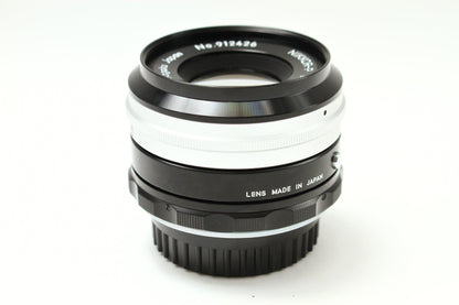 NIKKOR P 105/4 + ベローズアタッチメント PB-4