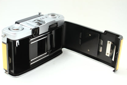 PEN EE-2 D.Zuiko 28/3.5 革張り替え イエロー