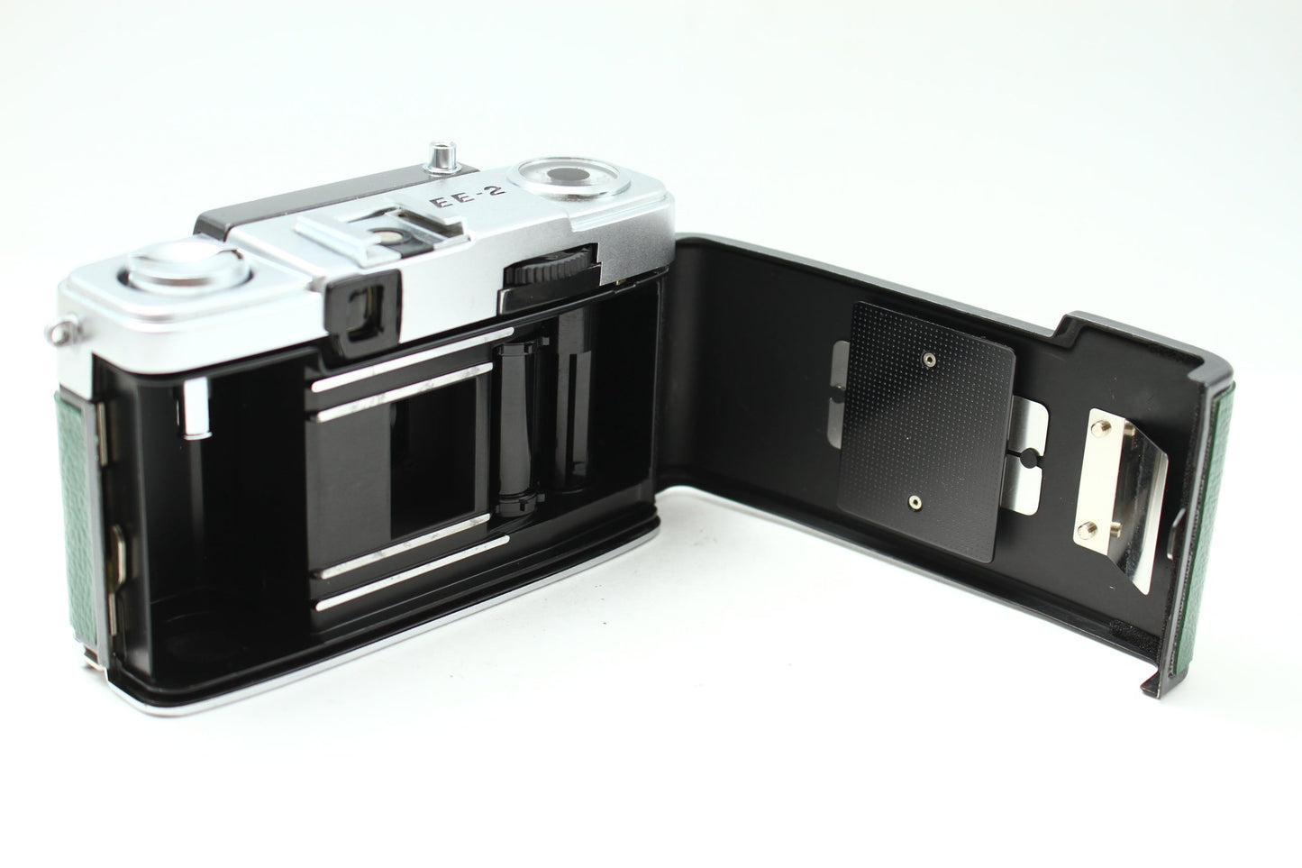 PEN EE-2 D.Zuiko 28/3.5 革張り替え グリーン