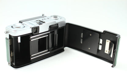 PEN EE-2 D.Zuiko 28/3.5 革張り替え グリーン