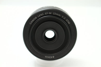 EOS Kiss M ブラック + 15-45 IS STM + 22 STM Wレンズキット