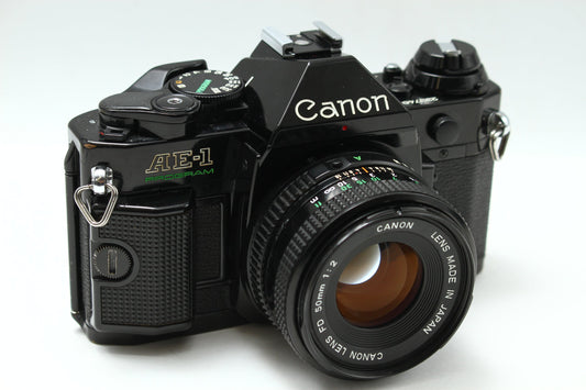 AE-1 PROGRAM ブラック + New FD 50/2