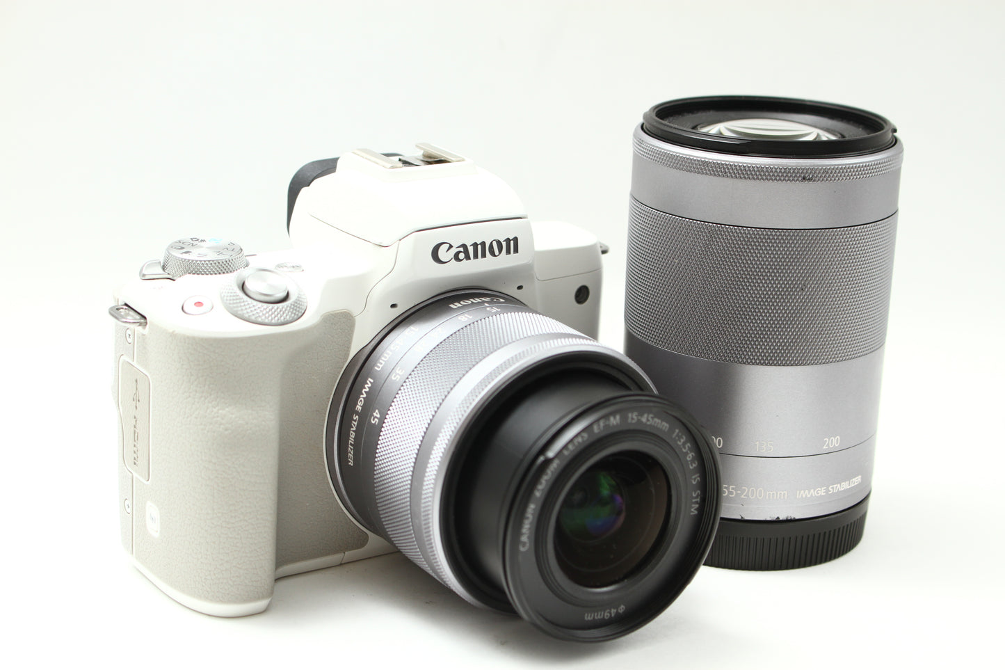 EOS Kiss M2 ホワイト Wズームキット