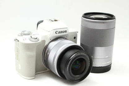 EOS Kiss M2 ホワイト Wズームキット