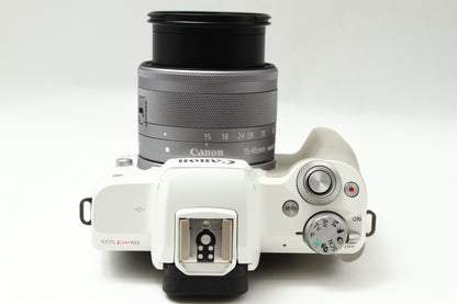 EOS Kiss M2 ホワイト Wズームキット