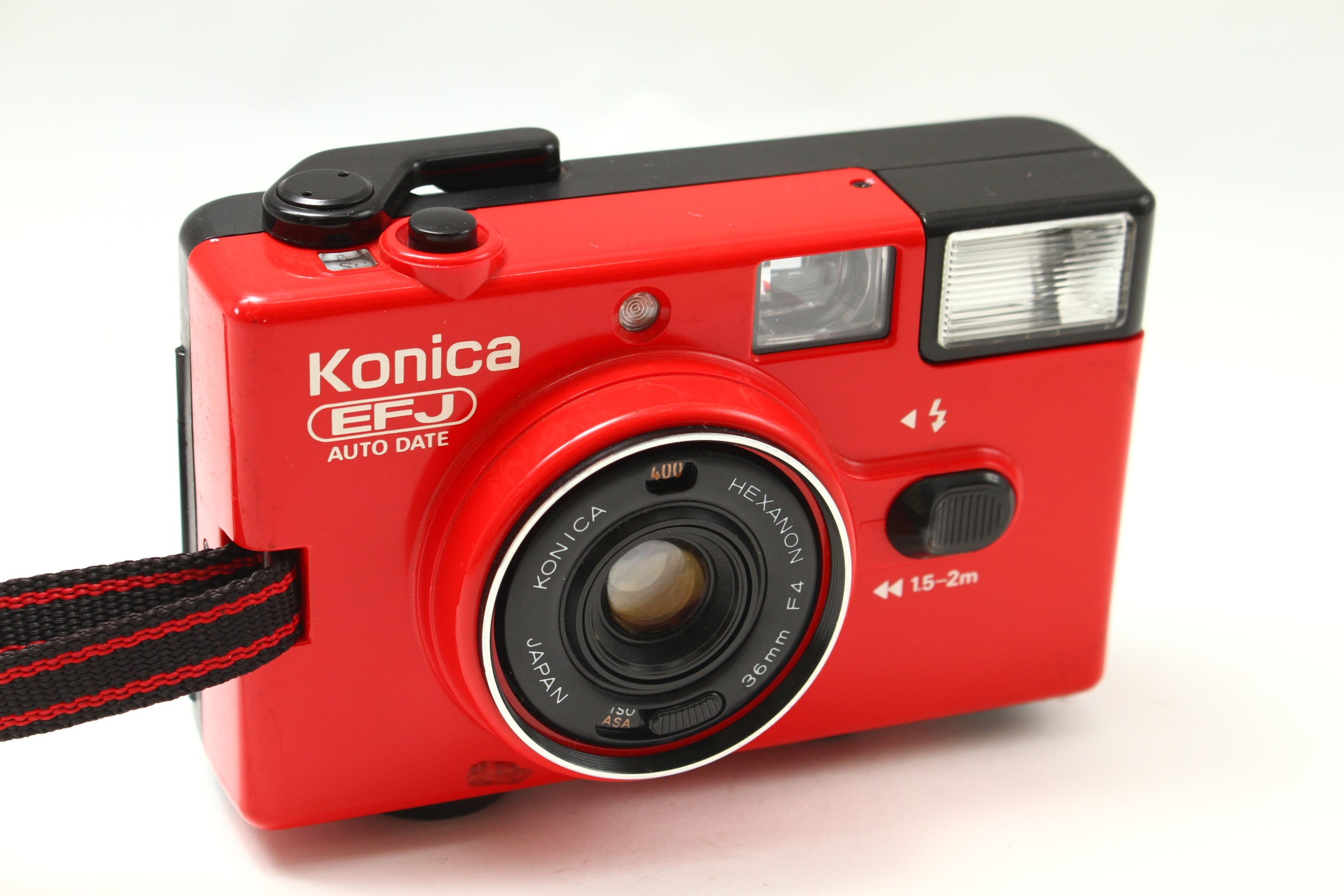 Konica (コニカ) EFJ AUTO DATE HEXANON 36/4 レッド フィルムカメラ