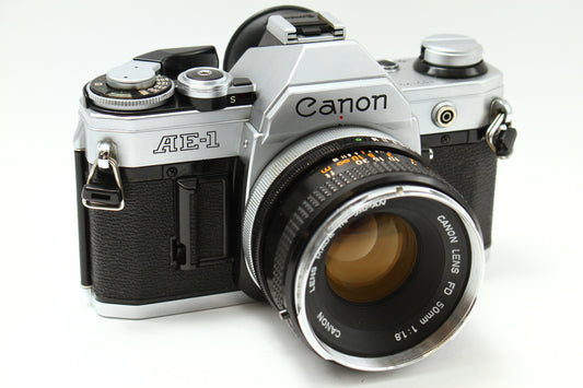 AE-1 シルバー + FD 50/1.8