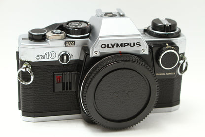 OM10 シルバー + MANUAL ADAPTER
