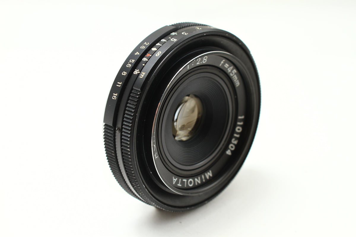 MINOLTA (ミノルタ) ROKKOR-TD 45/2.8 レンズ MF一眼用 – にっしん 