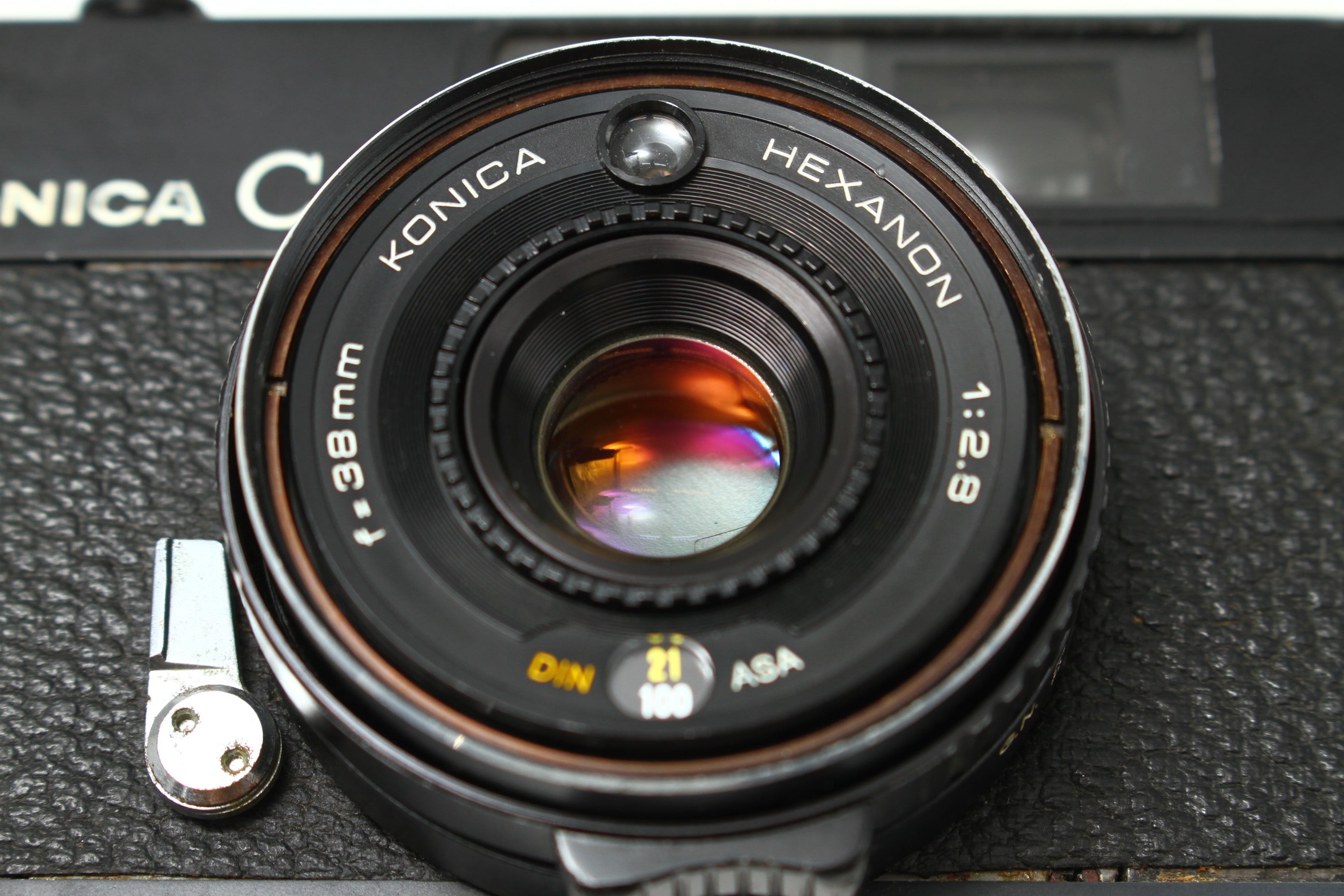 Konica (コニカ) C35 HEXANON ブラック HEXANON 38/2.8 フィルム