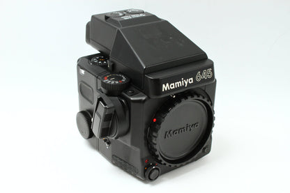 M645 SUPER + AE PRISM FINDER + 120 Roll Film Holder