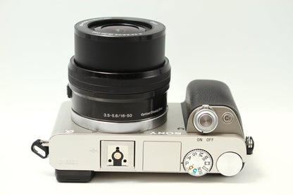 α6000 ILCE-6000 シルバー + PZ 16-50 レンズキット