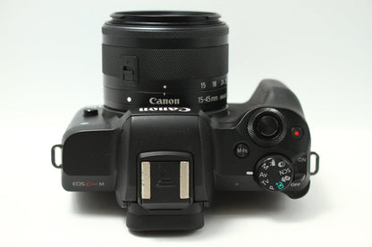 EOS Kiss M ブラック + 15-45 IS STM + 22 STM Wレンズキット