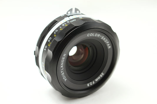 COLOR-SKOPAR 28/2.8 Aspherical Sl IIs ブラック (Nikon F)
