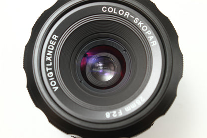 COLOR-SKOPAR 28/2.8 Aspherical Sl IIs ブラック (Nikon F)