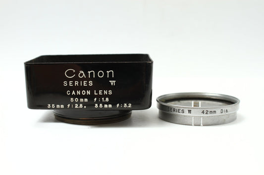 SERIES VI 50/1.9 35/3.5 角型フード + 42mm Dia