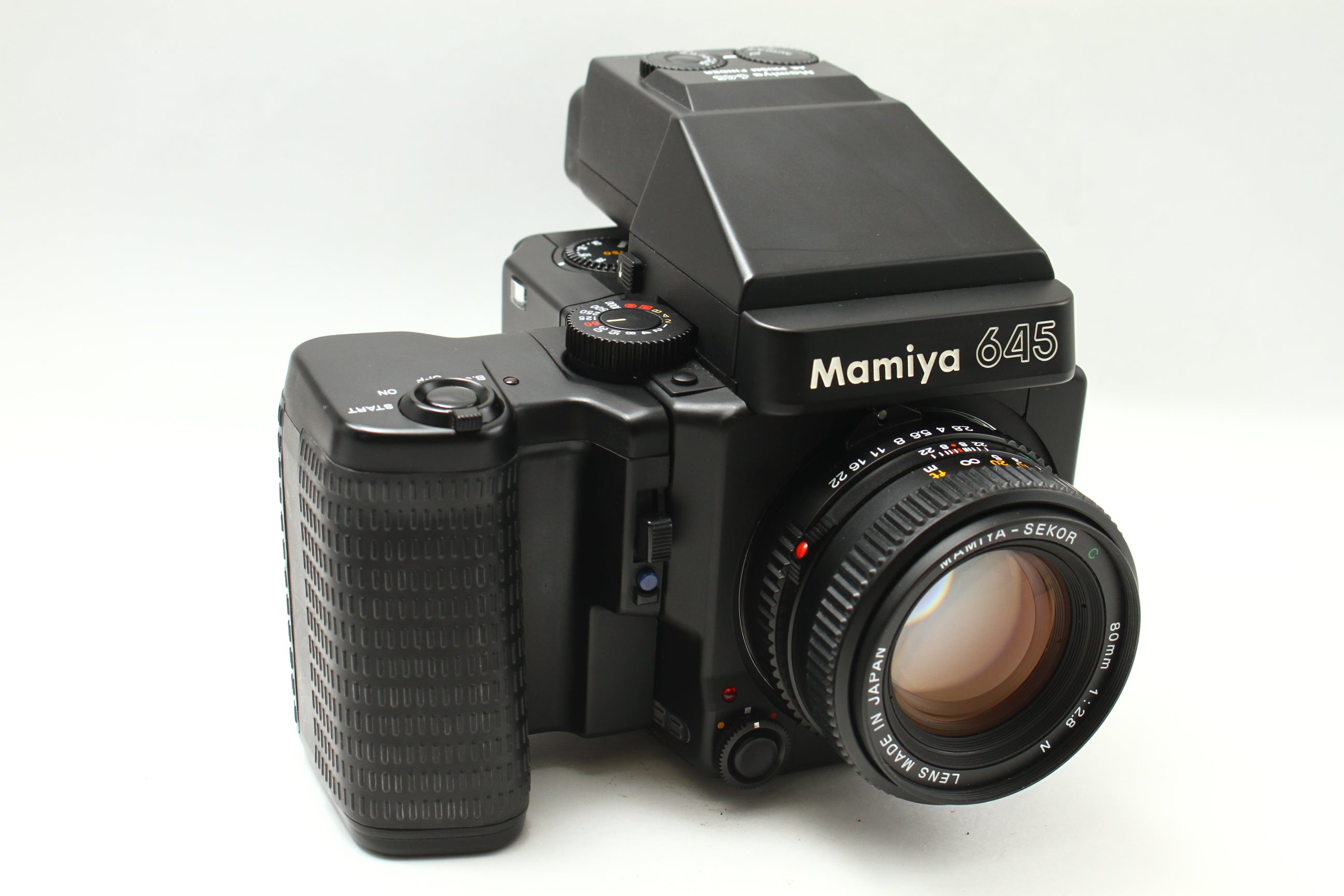 MAMIYA (マミヤ) M645 SUPER +AEファインダー + SEKOR 80/2.8 + 120