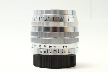 Topcor-S トプコール 50/2 初期型 (LEICA L39)