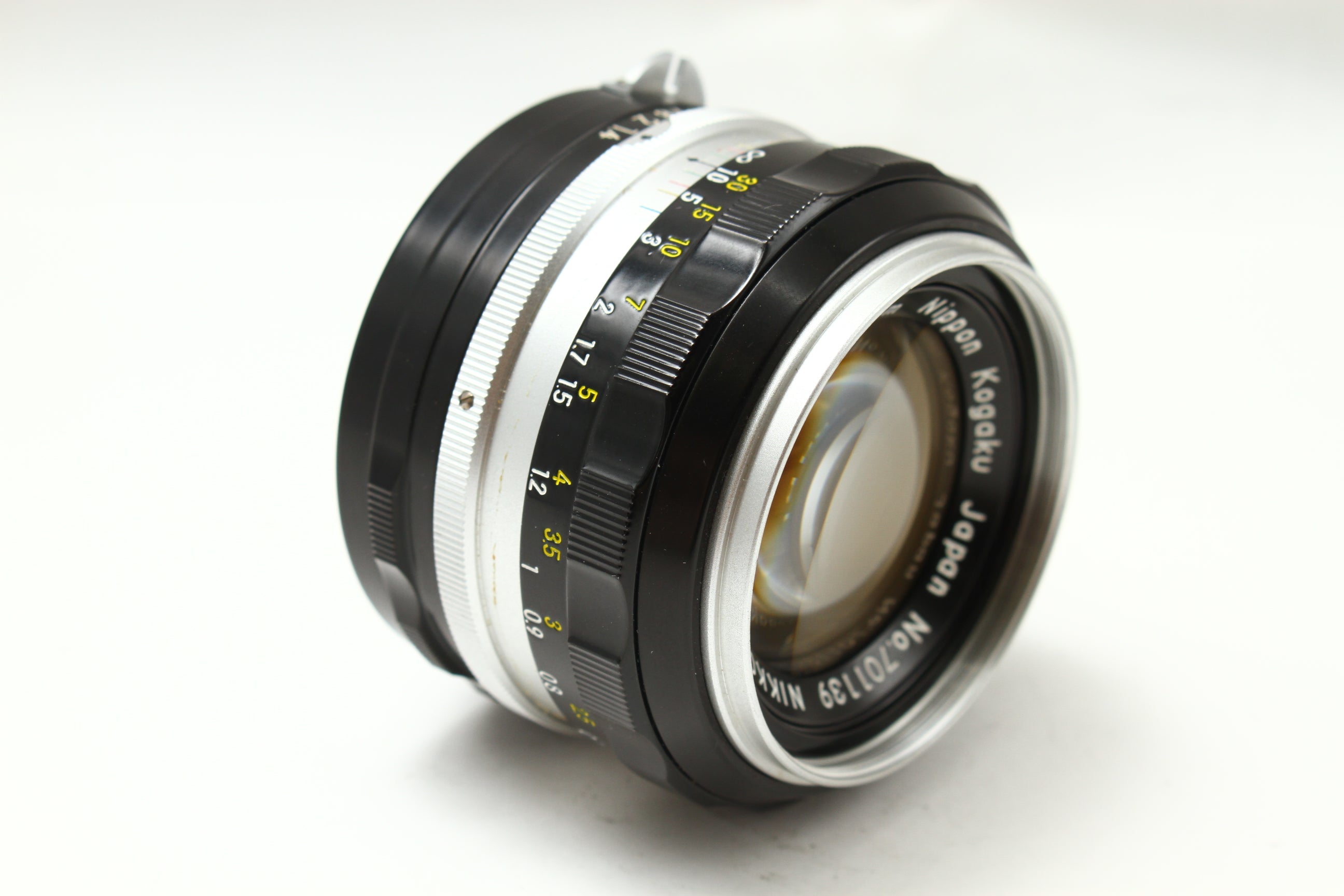 超美品 ニコン NIKKOR-S.C Auto 50mm 1.4 MF B775 Nikon (ニコン) S.C Auto 50/1.4 レンズ MF一眼用 – にっしんカメラ