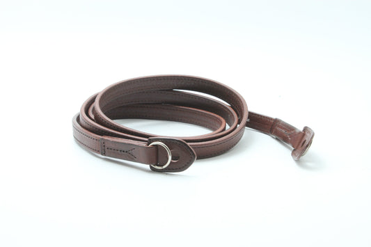 Italian leather strap dark brown