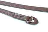 Italian leather strap dark brown