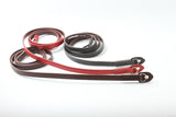 Italian leather strap red
